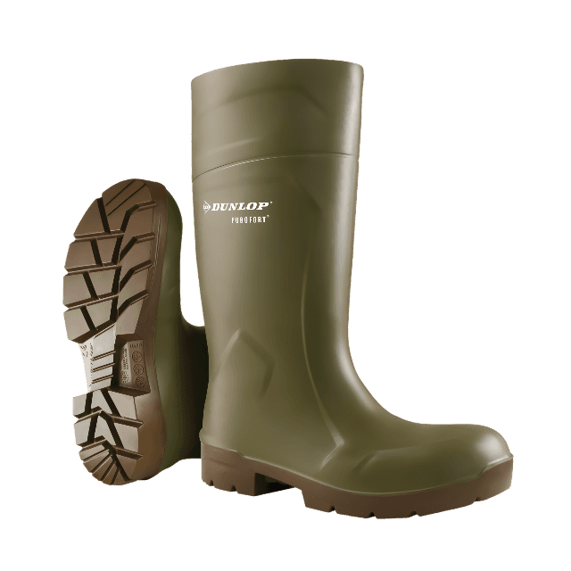 Botas DUNLOP Purofort Safety Verde (Par) CAÑA dunlop