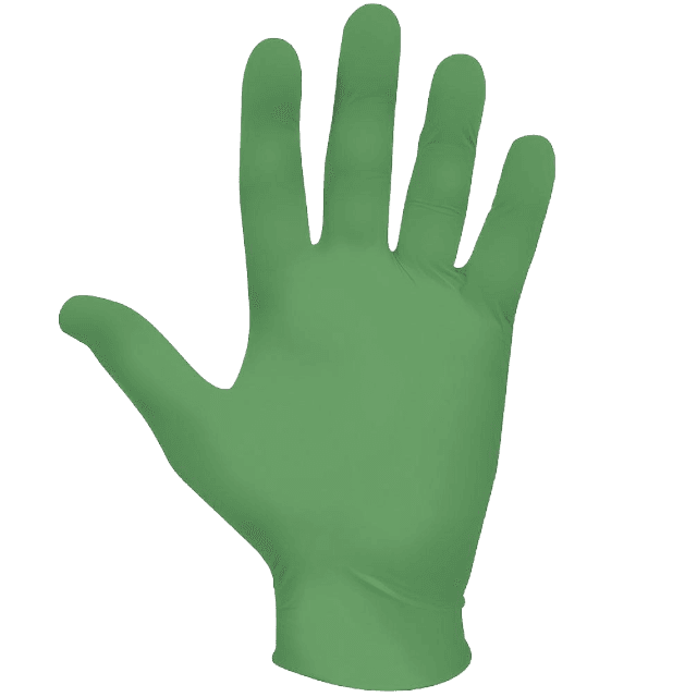 Guante Nitrilo Biodegradable Showa Verde 4 Mil showa